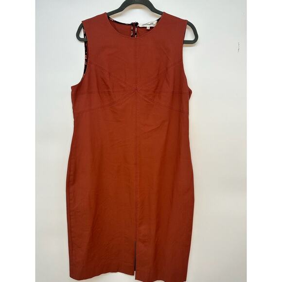 DVF 'Elio' Jam Stretch Cotton Sheath Jeanne Julian Wrap Dress - Picture 2 of 6